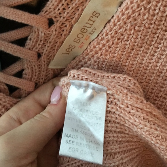 Light pink long sweater - Picture 3 of 3